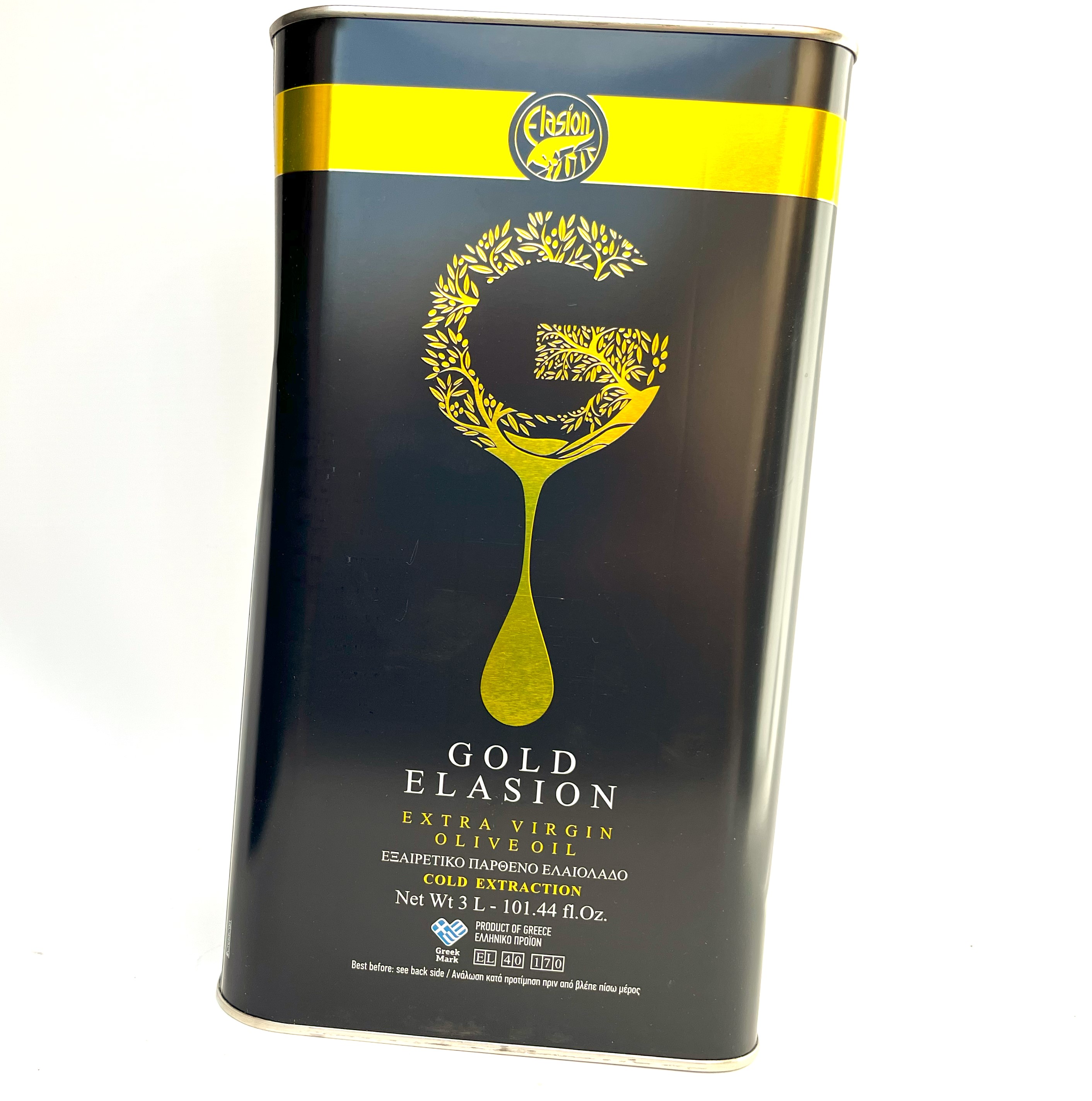 Natives Olivenöl Extra | Gold Elasion Kreta Griechenland | 3 Liter Kanister