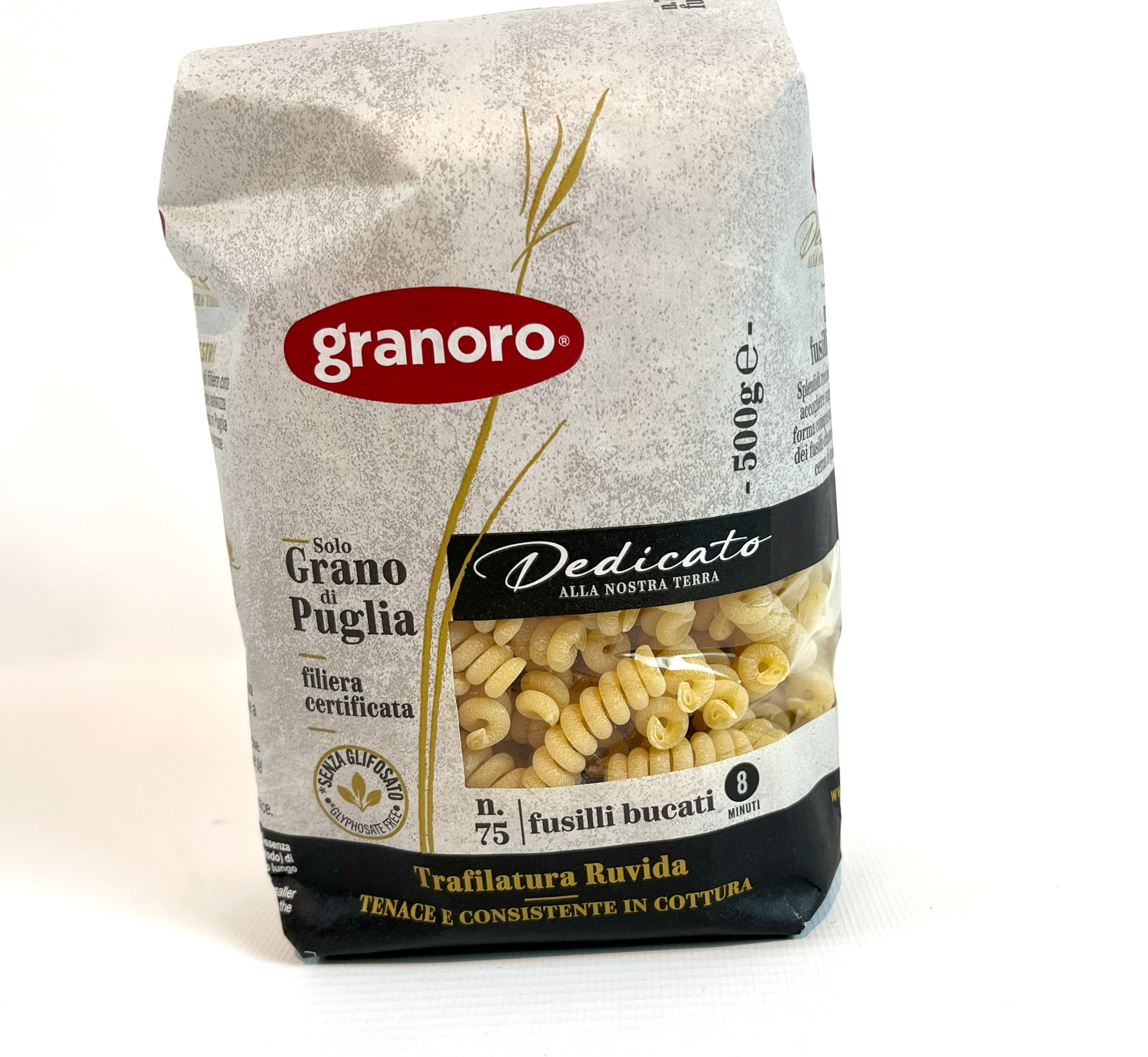 Fusilli Bucati n° 75 | Dedicato alla Nostra Terra | Granoro di Puglia | 500 g Fusilli Bucati n° 75 | Dedicato alla Nostra Terra | Granoro di Puglia | 500 g
