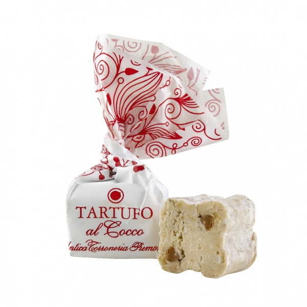 Tartufo Al Cocco | Antica Torroneria | Piemonteser Praline mit Kokosnuss & Haselnuss | 14g