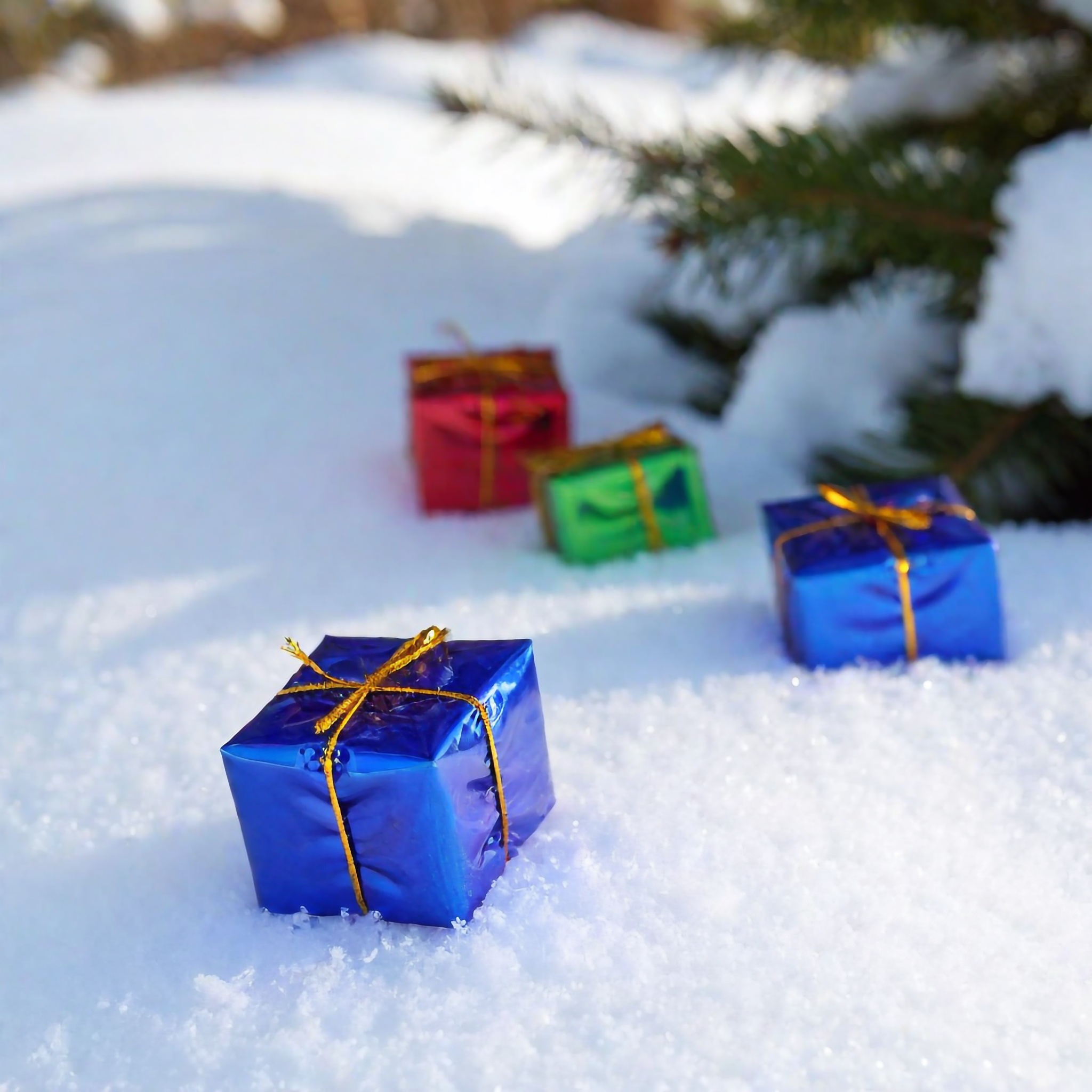 geschenke_bunt_schnee_wald