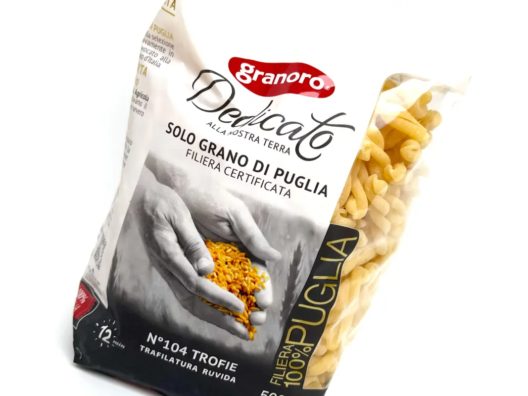 Trofie Pasta N. 104 | Dedicato | granoro Puglia | 500g