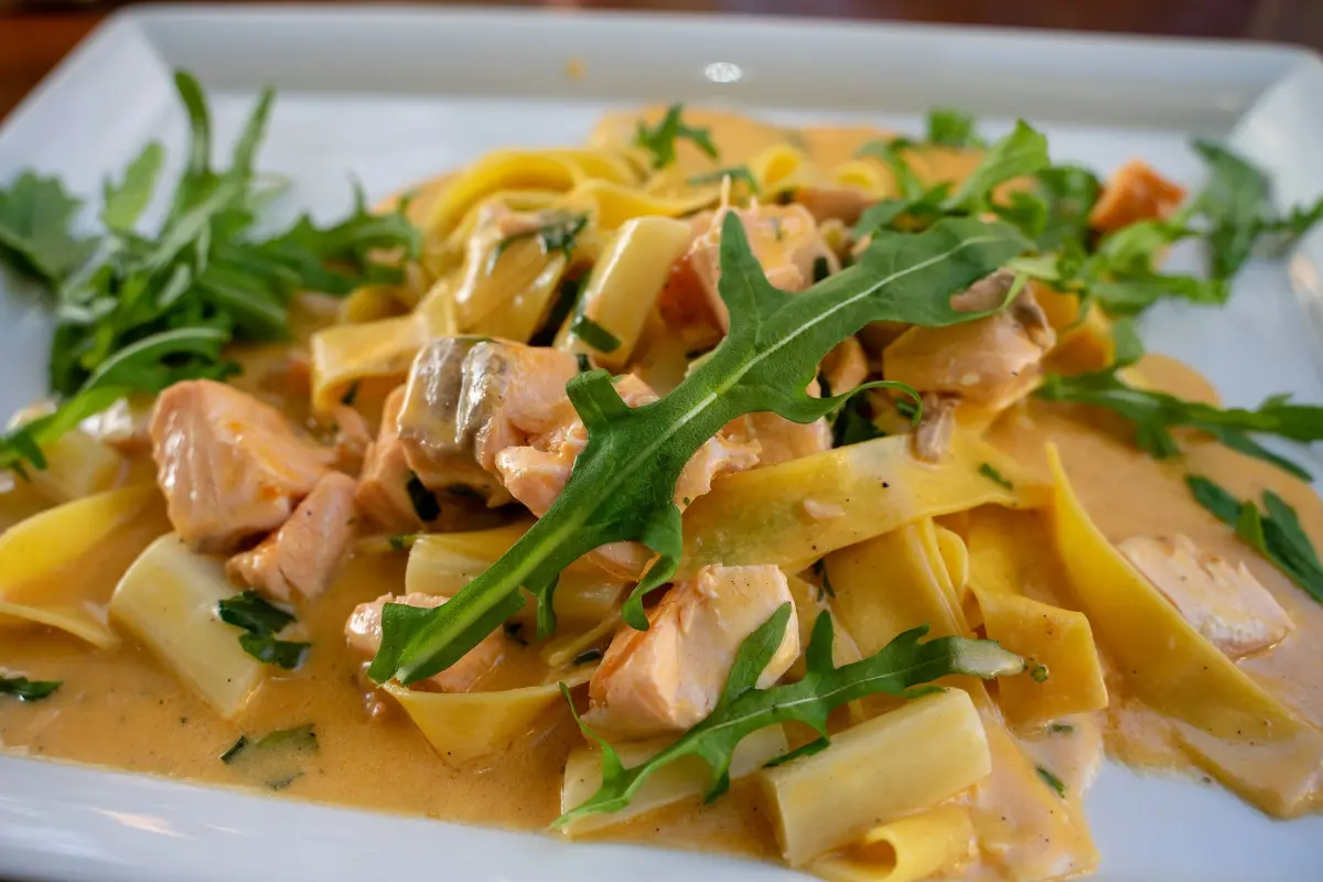 Lachs Pasta