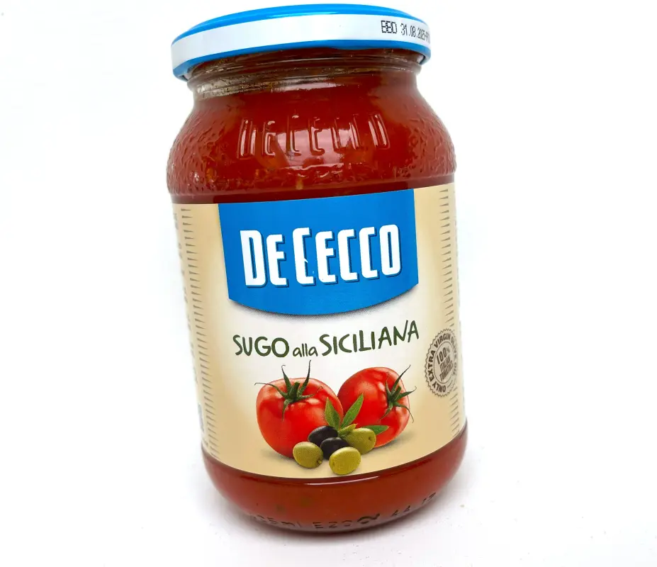 Tomatensauce Sugo alla Siciliana mit Oliven | De Cecco | 400ml