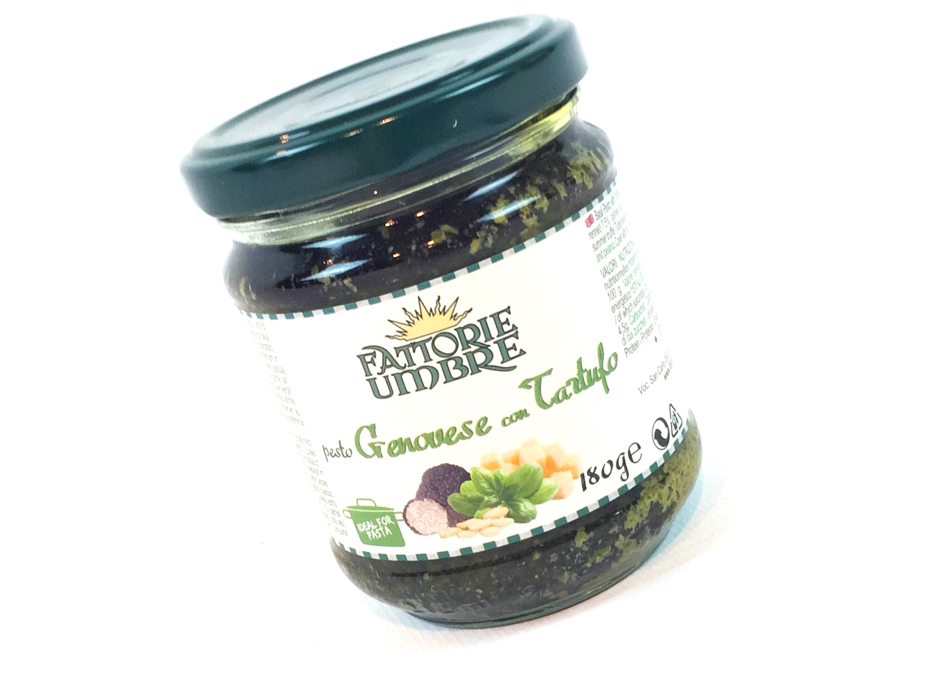 Pesto Genovese Basilikum mit Trüffel Fattorie Umbre 180g