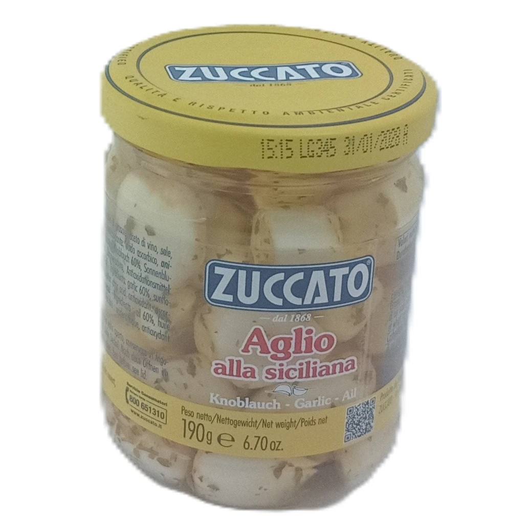 Aglio alla Siciliana | Italien| Zuccato | 190 g Nettogewicht Aglio alla Siciliana | Italien| Zuccato | 190 g Nettogewicht