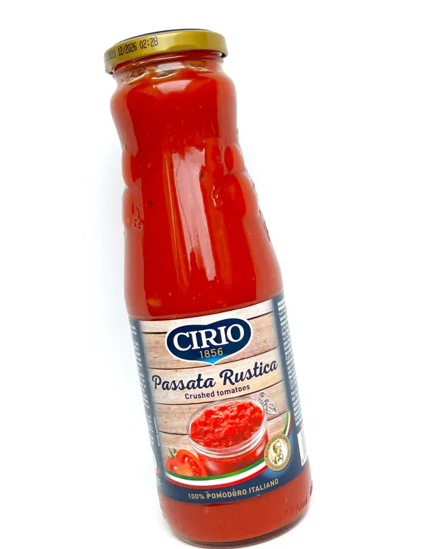 Passata Rustica | 100% Italienische Passierte Tomaten | CIRIO| 680 g