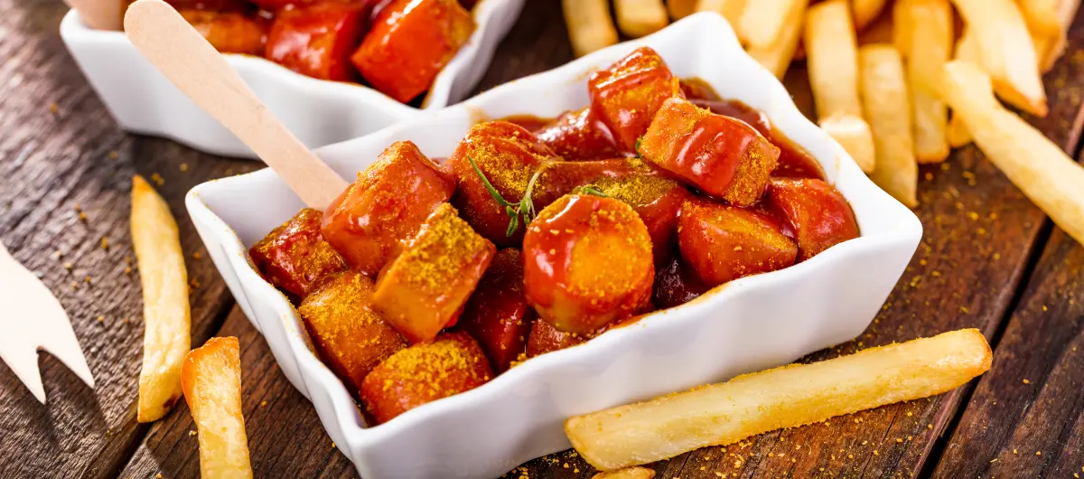 Curry_wurst_geschnitten_sauce_pommes